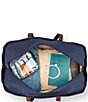 Color:Navy - Image 3 - Virtuosa Wheeled Duffle Bag