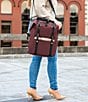 Color:Chocolate Plum/Rose Gold - Image 6 - x Sarah Jessica Parker Carried Away Convertible Backpack