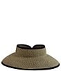 San Diego Hat Company Roll Up Visor, Color:Multi Black - Image 1