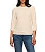 Sanctuary 3/4 Sleeve Crew Neck Sequin Mode Tee - Image 1