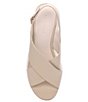 Color:Clean Sand - Image 5 - All Smiles Leather Banded Flatform Sandals