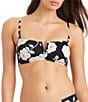 Sanctuary Among Roses V-Wire Bandeau Swim Top - Image 1