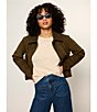 Sanctuary Avid Faux Suede Spread Collar Long Sleeve Button Front Jacket - Image 5