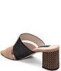 Color:Cafe/Black - Image 3 - Brisk Leather and Suede Toe Ring Sandals