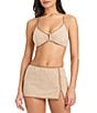 Sanctuary Check Me Out Gingham Underwire Bra Swim Top - Image 6