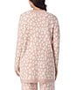 Sanctuary Cheetah Print Long Sleeve Open Front Knit Sweater Bed Jacket, Color:Blush Print - Image 2
