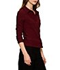 Sanctuary Dreamer Spread Collar Long Sleeve Textured Knit Button Front Shirt - Image 3