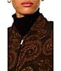 Sanctuary Empress Quilted Paisley Print Long Sleeve Zip-Front Bomber Jacket - Image 4