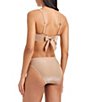 Sanctuary Eternal Sunshine Solid Front Ring V-Neck Bra Swim Top & Eternal Sunshine Solid Side Shirred Hipster Swim Bottom - Image 2