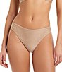 Sanctuary Eternal Sunshine Solid Front Ring V-Neck Bra Swim Top & Eternal Sunshine Solid Side Shirred Hipster Swim Bottom - Image 5