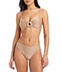 Sanctuary Eternal Sunshine Solid Front Ring V-Neck Bra Swim Top & Eternal Sunshine Solid Side Shirred Hipster Swim Bottom - Image 1