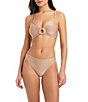 Sanctuary Eternal Sunshine Solid Front Ring V-Neck Bra Swim Top - Image 3