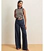 Sanctuary Everyday Chevron Crew Neck Sleeveless Knit Shell Top - Image 5