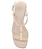 Color:Summer Sand - Image 5 - Glow Leather Ankle Strap Sandals