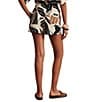 Sanctuary Good Time Printed Mid-Rise Pull On Coordinating Linen Shorts - Image 2