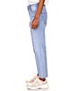 Color:Cruze Wash - Image 3 - Good Vibes High Rise Straight Leg Raw Hem Ankle Jeans