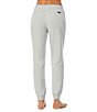 Color:Grey Heather - Image 2 - Grey Heather Terry Knit Coordinating Sleep Joggers