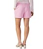 Color:Pink NO.3 - Image 2 - Halle Stretch Twill Mid Rise Short