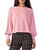 Color:Rosehip - Image 1 - High Hopes Knit Crew Neck Long Sleeve Top