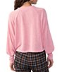 Color:Rosehip - Image 2 - High Hopes Knit Crew Neck Long Sleeve Top