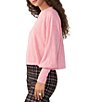 Color:Rosehip - Image 4 - High Hopes Knit Crew Neck Long Sleeve Top