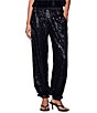 Sanctuary Krystal Sequin High Rise Balloon Leg Ankle Length Pants - Image 1