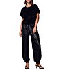 Sanctuary Krystal Sequin High Rise Balloon Leg Ankle Length Pants - Image 4