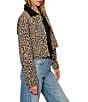Sanctuary Leopard Printed Long Sleeve Cropped Barn Jacket, Color:French Kitty - Image 3