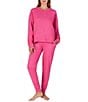 Sanctuary Long Sleeve Round Neck Knit Jogger Pajama Set - Image 6