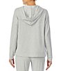 Color:Grey Heather - Image 2 - Long Sleeve Terry Knit Coordinating Grey Heather Hoodie