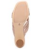 Color:Nude - Image 6 - Maven Knotted Nappa Leather Slide Sandals