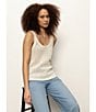 Sanctuary Mesh Stitch Scoop Neck Coordinating Shell Top, Color:Macrame - Image 5