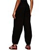 Sanctuary Micro Balloon Leg Pull-On Twill Pants - Image 2