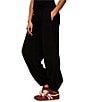 Sanctuary Micro Balloon Leg Pull-On Twill Pants - Image 3