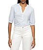 Sanctuary Mixed Media V-Neck Short Sleeve Front Button Tee,Specials : American Fashion Style Bags On Sale Sanctuary Mixed Media V-Neck Short Sleeve Front Button Tee,Specials : American Fashion Style Bags On Sale