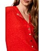 Sanctuary Must Have Collarless Long Sleeve Snap Front Cardigan - Image 4