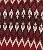 Sanctuary Plus Size Argyle Crew Neck Long Sleeve Fuzzy Jacquard Easy Pullover Sweater - Image 4