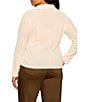 Sanctuary Plus Size Juno Textured Spread Collar Long Sleeve Button Front Knit Top - Image 2