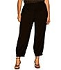 Sanctuary Plus Size Micro Balloon Leg Pull-On Twill Pants - Image 1