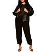 Sanctuary Plus Size Micro Balloon Leg Pull-On Twill Pants - Image 4