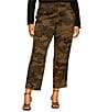 Sanctuary Plus Size Riot Camo Print Mid Rise Tapered Leg Pants - Image 1