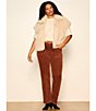 Sanctuary Plus Size Silky Faux Fur Collared Sleeveless Vest - Image 4