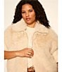 Sanctuary Plus Size Silky Faux Fur Collared Sleeveless Vest - Image 5