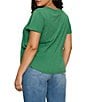 Sanctuary Plus Size Soft V-Neck Short Sleeve Tee - Image 2