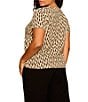 Sanctuary Plus Size The Perfect Tee Printed Crew Neck Short Sleeve Top - Image 2