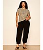 Sanctuary Plus Size The Perfect Tee Printed Crew Neck Short Sleeve Top - Image 5