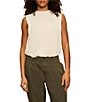 Sanctuary Quinn Bubble Boat Neck Sleeveless Knit Shell Top - Image 1