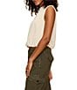 Sanctuary Quinn Bubble Boat Neck Sleeveless Knit Shell Top - Image 3