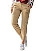 Color:True Khaki - Image 3 - Rebel Cargo Ankle Mid Rise Relaxed Fit Pants