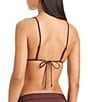 Sanctuary Refresh Rib Solid Tunnel Triangle Swim Top & Refresh Rib Solid Banded Waist Hipster Swim Bottom - Image 4